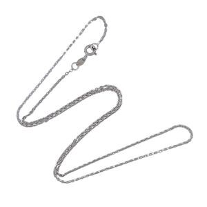 Cable Link Necklace | Vintage Sterling Silver 925 | 19"